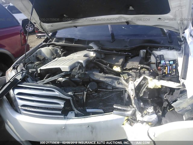 4T3ZK3BB6AU031641 - 2010 TOYOTA VENZA WHITE photo 10