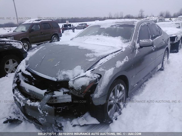 JNKAY01E48M602846 - 2008 INFINITI M35 SPORT GRAY photo 2