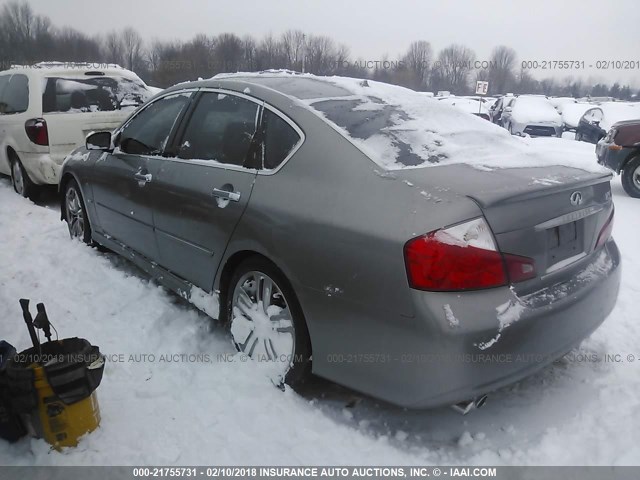 JNKAY01E48M602846 - 2008 INFINITI M35 SPORT GRAY photo 3