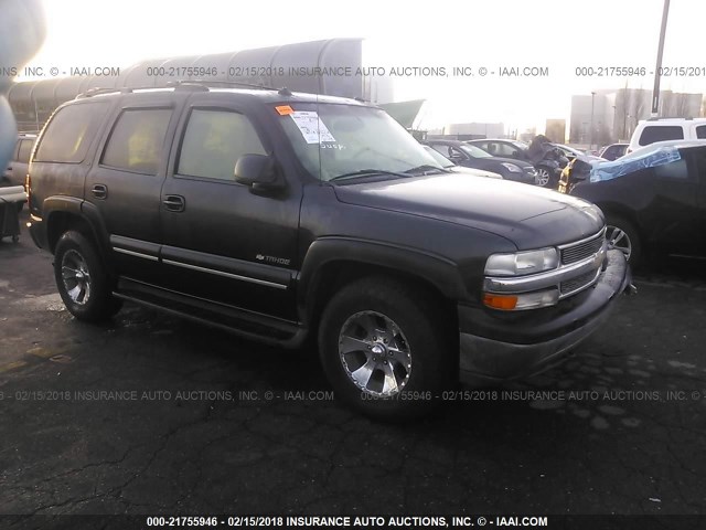 1GNEK13T13J317870 - 2003 CHEVROLET TAHOE K1500 GRAY photo 1