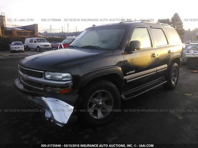 1GNEK13T13J317870 - 2003 CHEVROLET TAHOE K1500 GRAY photo 2