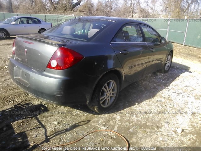 1G2ZF55B764215393 - 2006 PONTIAC G6 SE GRAY photo 4