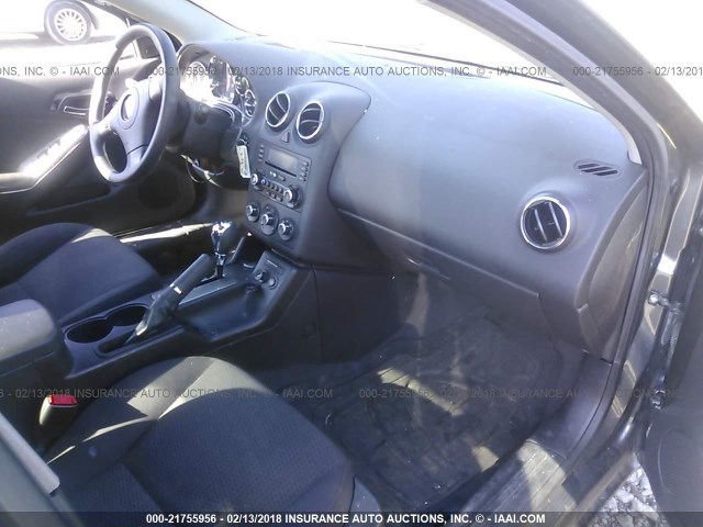 1G2ZF55B764215393 - 2006 PONTIAC G6 SE GRAY photo 5