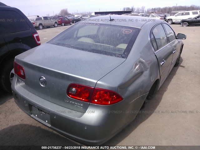 1G4HD57287U117027 - 2007 BUICK LUCERNE CXL GRAY photo 4