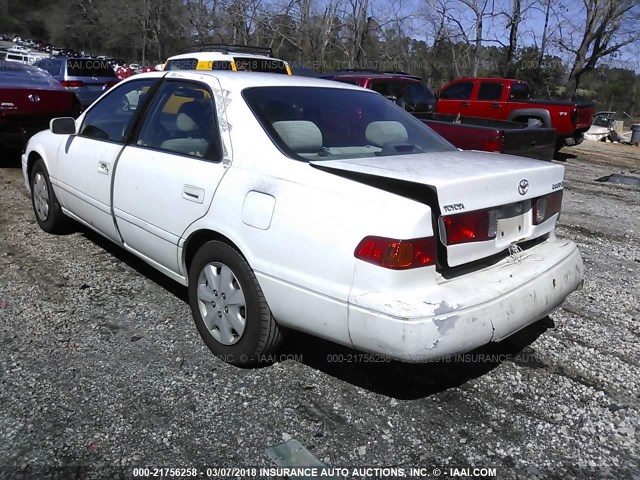 4T1BG22KX1U764099 - 2001 TOYOTA CAMRY CE/LE/XLE თეთრი ფოტო 3