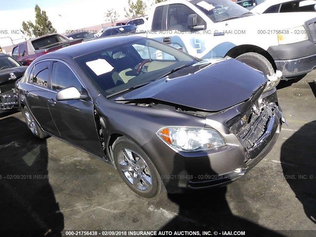 1G1ZC5EB7AF122500 - 2010 CHEVROLET MALIBU 1LT BROWN photo 1