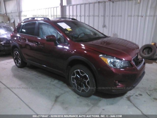 JF2GPAMC9F8314407 - 2015 SUBARU XV CROSSTREK 2.0 LIMITED BURGUNDY photo 1