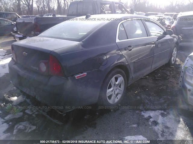 1G1ZB5E06CF353974 - 2012 CHEVROLET MALIBU LS ლურჯი ფოტო 4