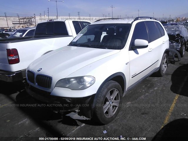 5UXZV4C50CL752788 - 2012 BMW X5 XDRIVE35I Beyaz fotoğraf 2
