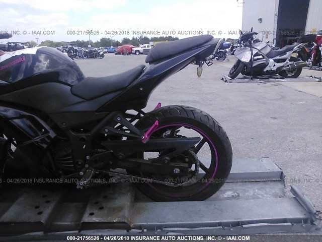 JKAEXMJ148DA01976 - 2008 KAWASAKI EX250 J BLACK photo 6