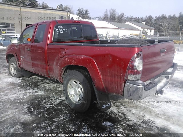 5TFUX4ENXCX014377 - 2012 TOYOTA TACOMA ACCESS CAB Rot Foto 3