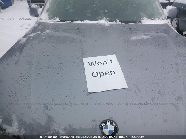 WBXPC93447WF03987 - 2007 BMW X3 3.0SI SILVER photo 10