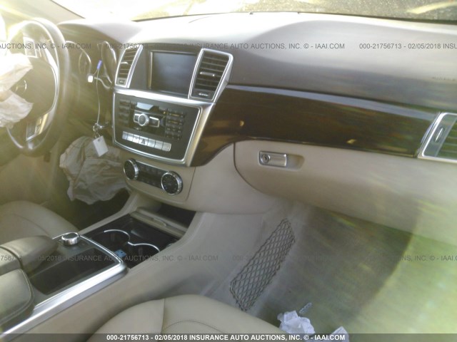 4JGDA5HB4CA023101 - 2012 MERCEDES-BENZ ML 350 4MATIC BLACK photo 5