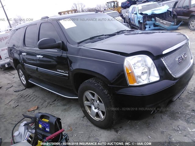 1GKFK66877J285616 - 2007 GMC YUKON XL DENALI BLACK photo 1