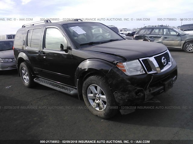 5N1AR1NN7CC601943 - 2012 NISSAN PATHFINDER S/LE/SE BROWN photo 1