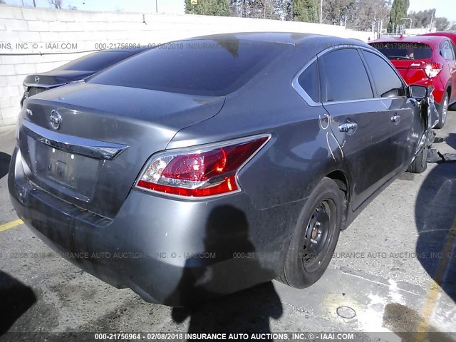 1N4AL3AP8FC570317 - 2015 NISSAN ALTIMA 2.5/S/SV/SL GRAY photo 4