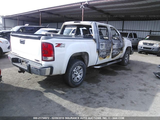 3GTEK13M97G521793 - 2007 GMC NEW SIERRA K1500 WHITE photo 4