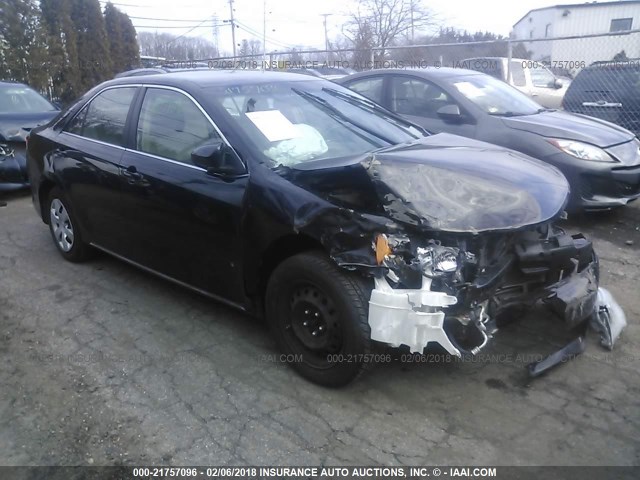 4T4BF1FK9CR225487 - 2012 TOYOTA CAMRY SE/LE/XLE BLACK photo 1