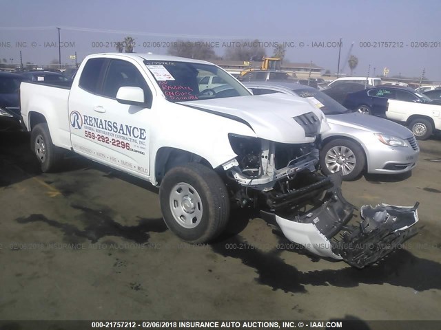 1GCHSCE36G1383903 - 2016 CHEVROLET COLORADO LT WHITE photo 1