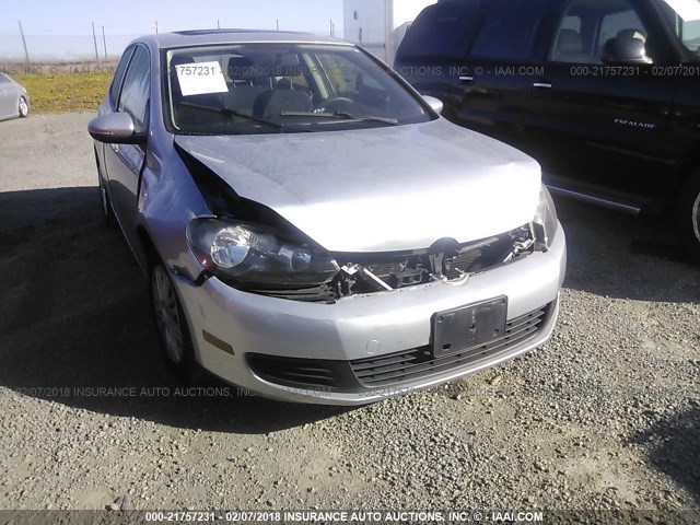 WVWBB7AJ9BW345143 - 2011 VOLKSWAGEN GOLF 银色 照片 6