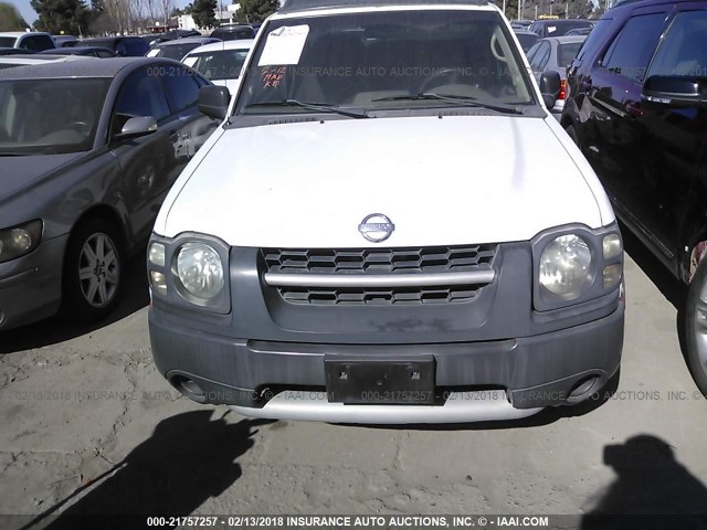 5N1ED28T32C567076 - 2002 NISSAN XTERRA XE/SE WHITE photo 6