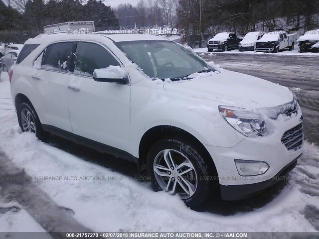 2GNFLGE32H6207724 - 2017 CHEVROLET EQUINOX PREMIER WHITE photo 1