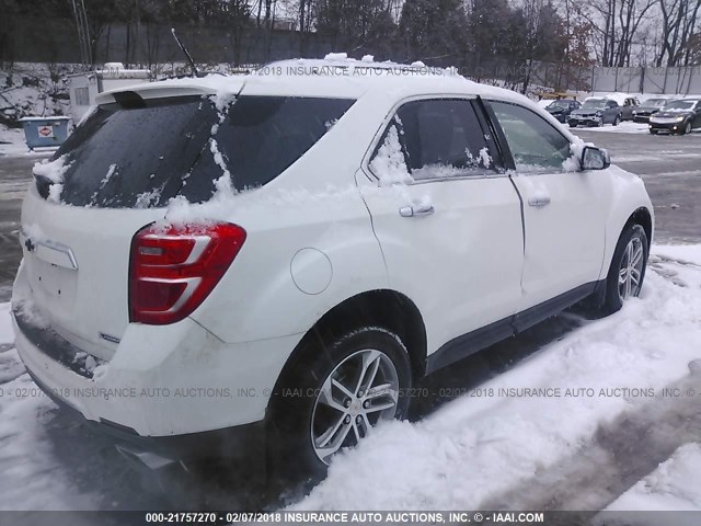 2GNFLGE32H6207724 - 2017 CHEVROLET EQUINOX PREMIER WHITE photo 4