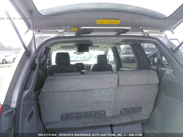 5TDZA22C76S403079 - 2006 TOYOTA SIENNA XLE/XLE LIMITED GRAY photo 8