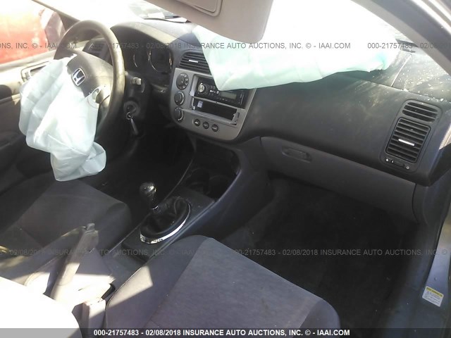 JHMES95624S019000 - 2004 HONDA CIVIC HYBRID GRAY photo 5