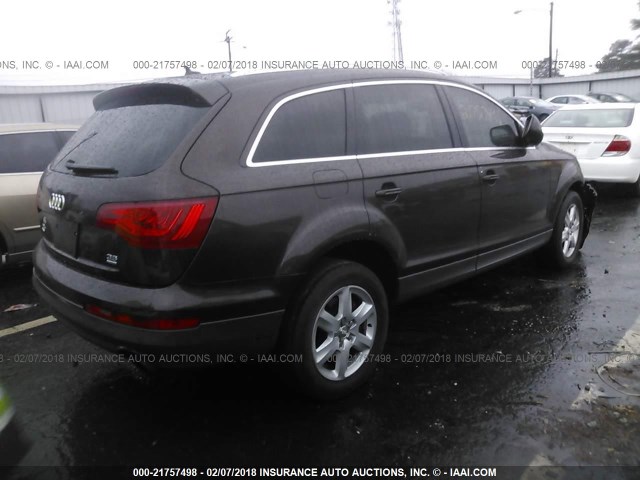 WA1LYAFE9AD000341 - 2010 AUDI Q7 PREMIUM PLUS BROWN photo 4