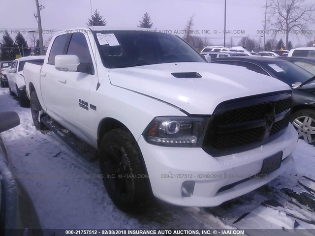 1C6RR7MT0HS626472 - 2017 RAM 1500 SPORT WHITE photo 1