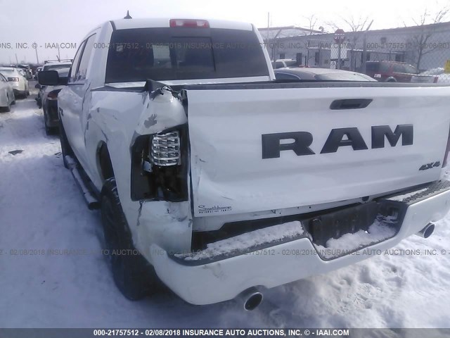 1C6RR7MT0HS626472 - 2017 RAM 1500 SPORT WHITE photo 6