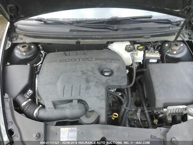 1G1ZC5E01CF333774 - 2012 CHEVROLET MALIBU 1LT BLACK photo 10