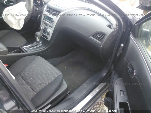 1G1ZC5E01CF333774 - 2012 CHEVROLET MALIBU 1LT BLACK photo 5