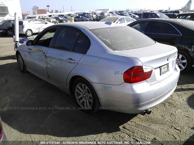 WBAVC53587FZ71155 - 2007 BMW 328 I SULEV SILVER photo 3