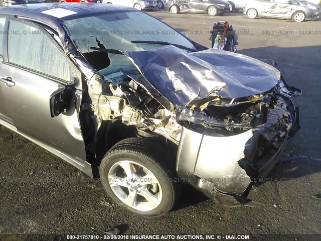 5YFBU4EE7DP204024 - 2013 TOYOTA COROLLA S/LE GRAY photo 6