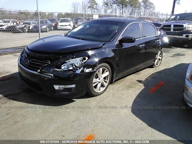 1N4AL3AP5EC105041 - 2014 NISSAN ALTIMA 2.5/S/SV/SL BLACK photo 2