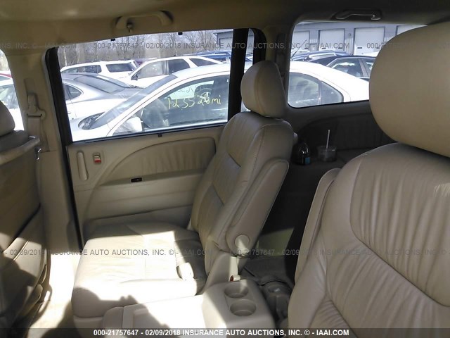 5FNRL3H63AB093818 - 2010 HONDA ODYSSEY EXL თეთრი ფოტო 8
