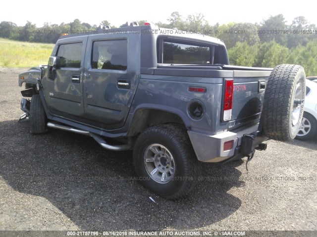 5GRGN22U85H103475 - 2005 HUMMER H2 SUT BLUE photo 3