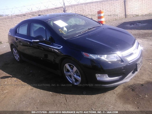 1G1RE6E49DU136755 - 2013 CHEVROLET VOLT BLACK photo 1