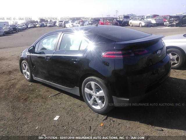 1G1RE6E49DU136755 - 2013 CHEVROLET VOLT BLACK photo 3