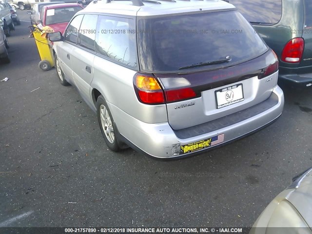 4S3BH675446621086 - 2004 SUBARU LEGACY OUTBACK AWP 银色 照片 3