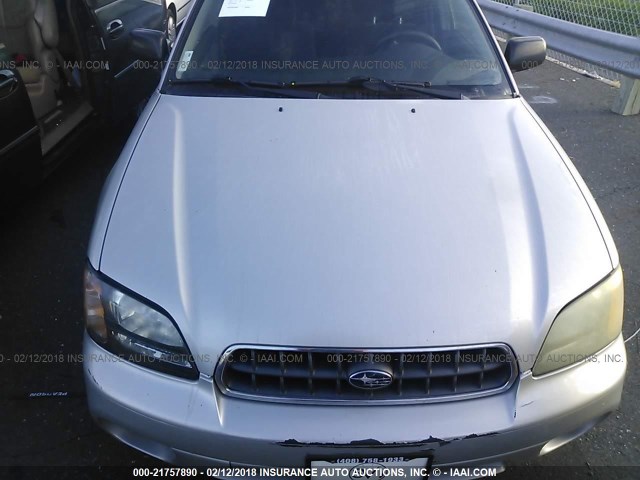4S3BH675446621086 - 2004 SUBARU LEGACY OUTBACK AWP 银色 照片 6