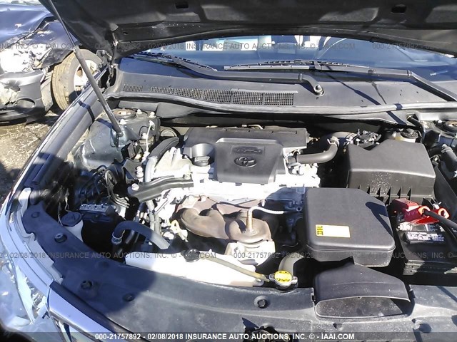 4T4BF1FK2CR205145 - 2012 TOYOTA CAMRY SE/LE/XLE შავი ფოტო 10