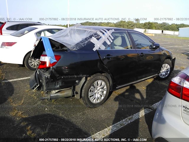 4T4BF1FK2CR205145 - 2012 TOYOTA CAMRY SE/LE/XLE შავი ფოტო 4