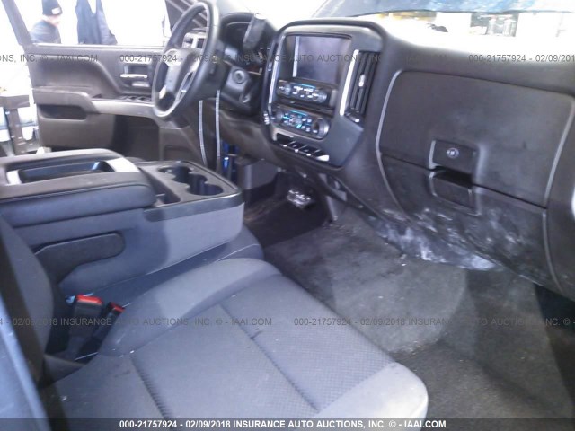 3GCUKREC7FG353682 - 2015 CHEVROLET SILVERADO K1500 LT BLUE photo 5