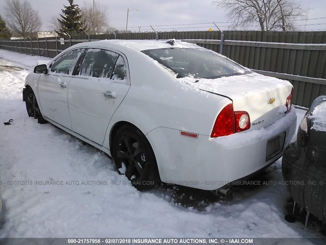 1G1ZC5E07CF397799 - 2012 CHEVROLET MALIBU 1LT WHITE photo 3