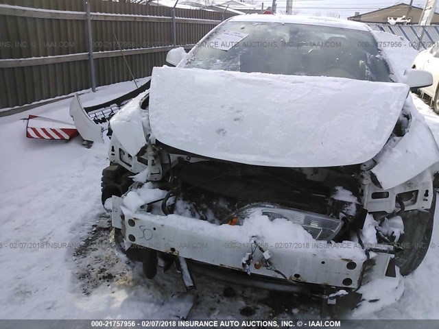 1G1ZC5E07CF397799 - 2012 CHEVROLET MALIBU 1LT WHITE photo 6