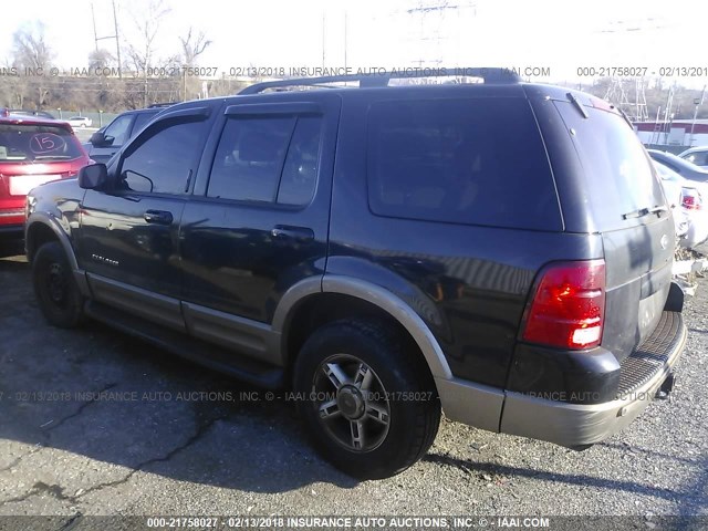 1FMZU74W42ZA69917 - 2002 FORD EXPLORER EDDIE BAUER BLACK photo 3