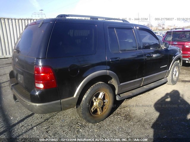 1FMZU74W42ZA69917 - 2002 FORD EXPLORER EDDIE BAUER BLACK photo 4